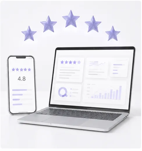AI-powered review collection and reputation monitoring across platforms